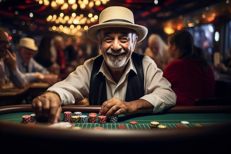 Tampilan dealer profesional di meja Shio Table bandar bo